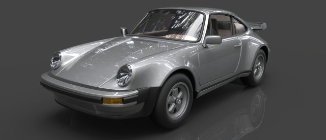 porsche 911 turbo 3D Model .c4d .max .obj .3ds .fbx .stl .blend 
