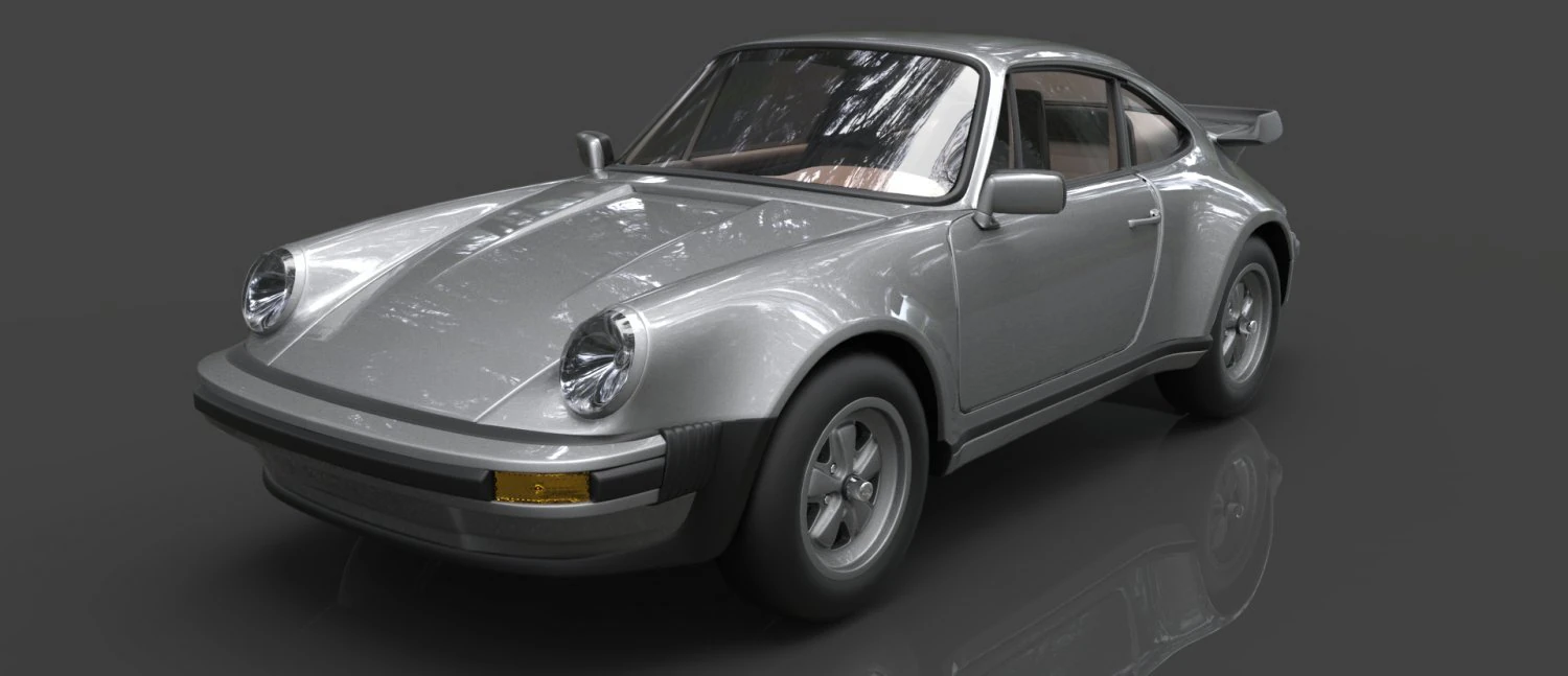 porsche 911 turbo Modelo 3D .c4d .max .obj .3ds .fbx .stl .blend 