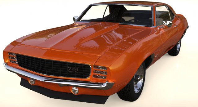 chevrolet camaro z28 Modelo 3D .c4d .max .obj .3ds .fbx .stl .blend 