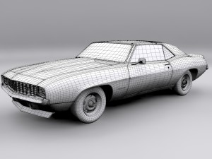 chevrolet camaro z28 Modelo 3D