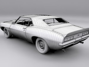 chevrolet camaro z28 Modelo 3D