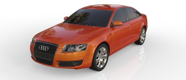 audi 6 3Dモデル .c4d .max .obj .3ds .fbx .stl .blend 