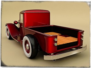 hot rod 3D 模型