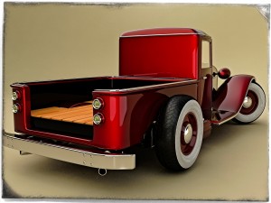 hot rod 3D 模型