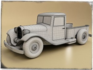 hot rod 3D 模型