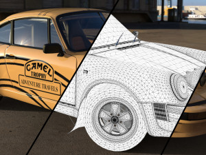 porsche 911 safari 3D Model