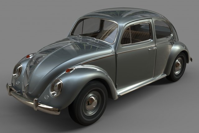 volkswagen beetle Modelo 3D .c4d .max .obj .3ds .fbx .stl .blend 