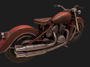 motorcycle 3D Модель