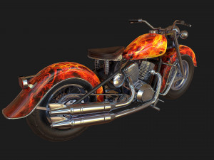 motorcycle 3D Модель