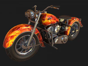motociclo Modello 3D