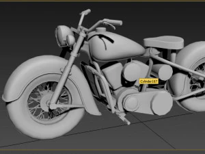 motociclo Modello 3D