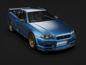 Nissan Skyline R34 Model 3D