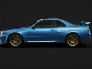 Nissan Skyline R34 3D Model