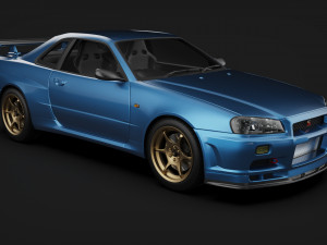 Nissan Skyline R34 3D-Modell