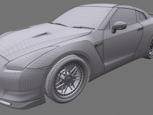 Nissan GTR Model 3D