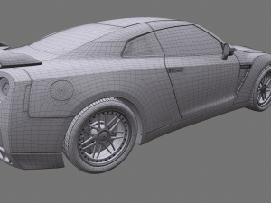 Nissan GTR Model 3D