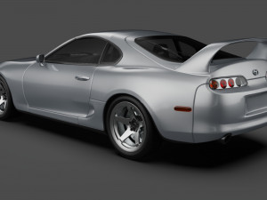 Toyota Supra 98 3D Модель