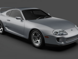 Toyota Supra 98 3D Модель