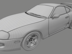 Toyota Supra 98 3D Модель