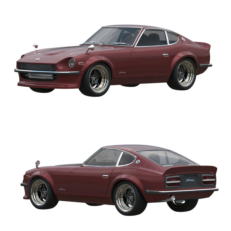 Nissan Fairlady Z 1969 Modèle 3D .c4d .max .obj .3ds .fbx .stl .blend 