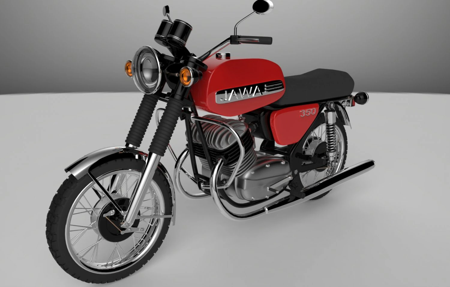 Jawa 634 Modello 3D .c4d .max .obj .3ds .fbx .stl .blend