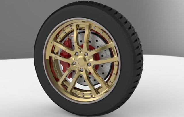 weel 3D Модель .c4d .max .obj .3ds .fbx .stl .blend 