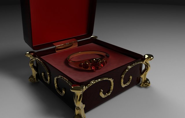 ring 3D Model .c4d .max .obj .3ds .fbx .stl .blend 