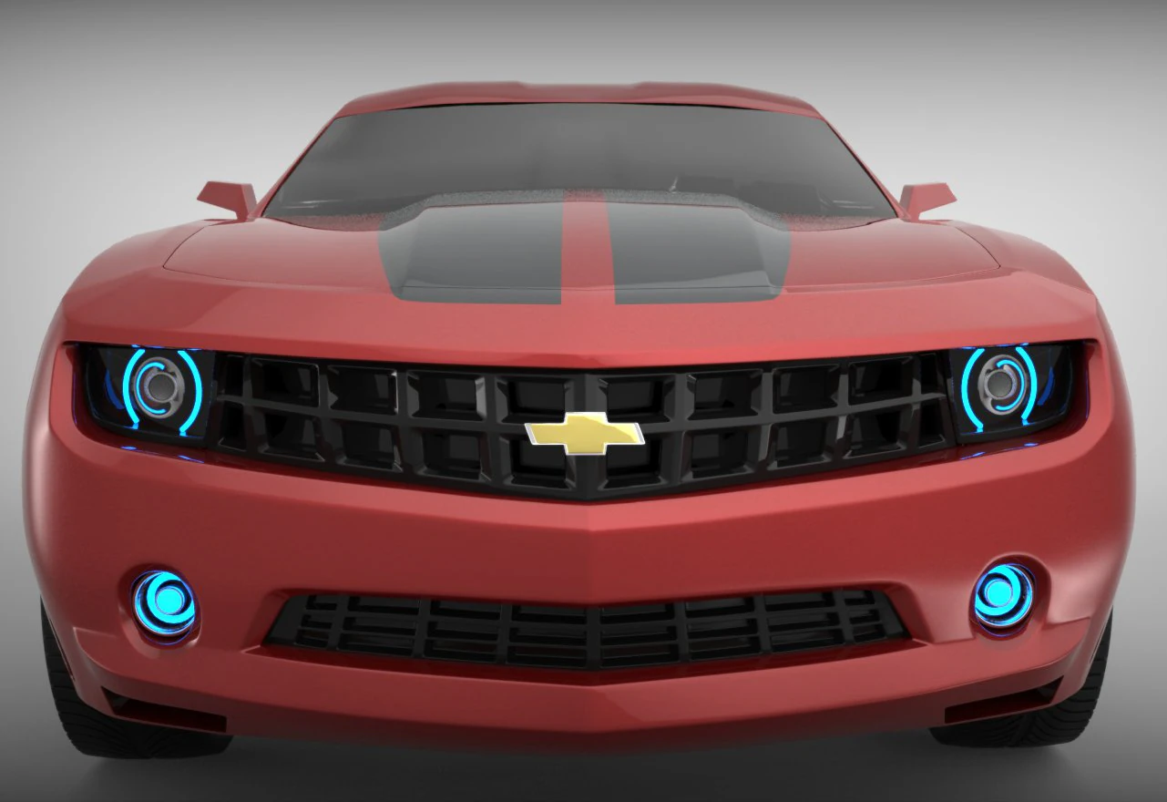 chevrolet camaro 3D Model .c4d .max .obj .3ds .fbx .stl .blend 