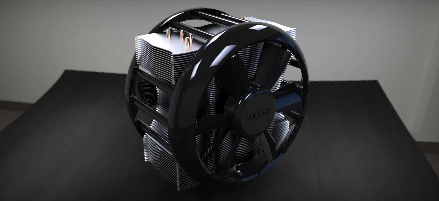 cooler 3D Model .c4d .max .obj .3ds .fbx .stl .blend 