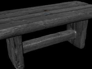 ベンチ 3Dモデル