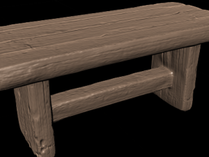 bench 3D 模型