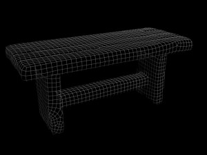 bench 3D 模型
