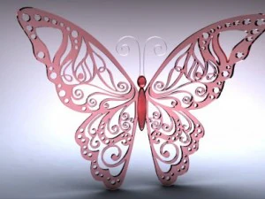 farfalla Modello 3D