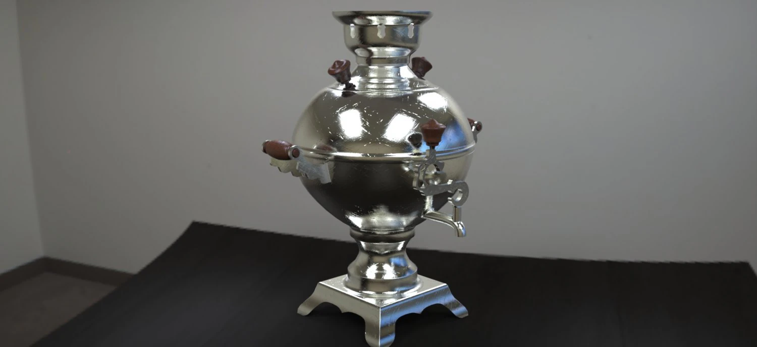 samovar Modello 3D .c4d .max .obj .3ds .fbx .stl .blend 