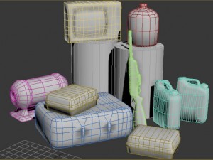 low poly models 3D 모델