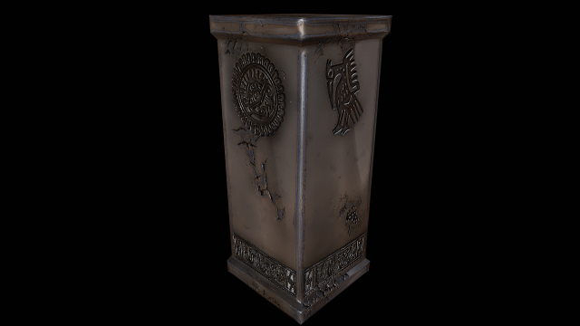 column 3D 모델 .c4d .max .obj .3ds .fbx .stl .blend 