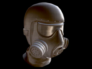 maschera antigas Modello 3D