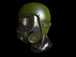 maschera antigas Modello 3D