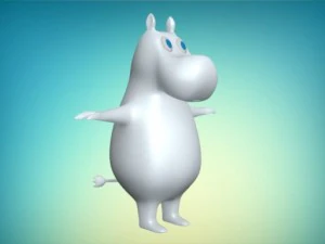 Moomintroll 3D Model