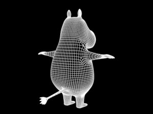 moomintroll 3D 模型