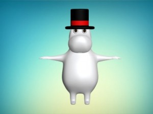 moominpappa 3D 模型