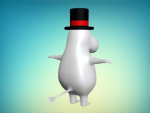 moominpappa 3D 模型