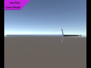bastard sword Modello 3D