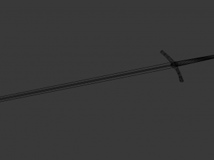 bastard sword 3D Model
