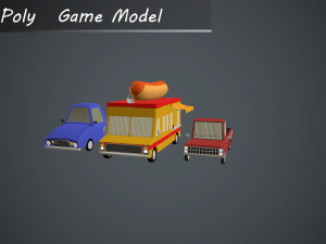 cars lowpoly Modello 3D