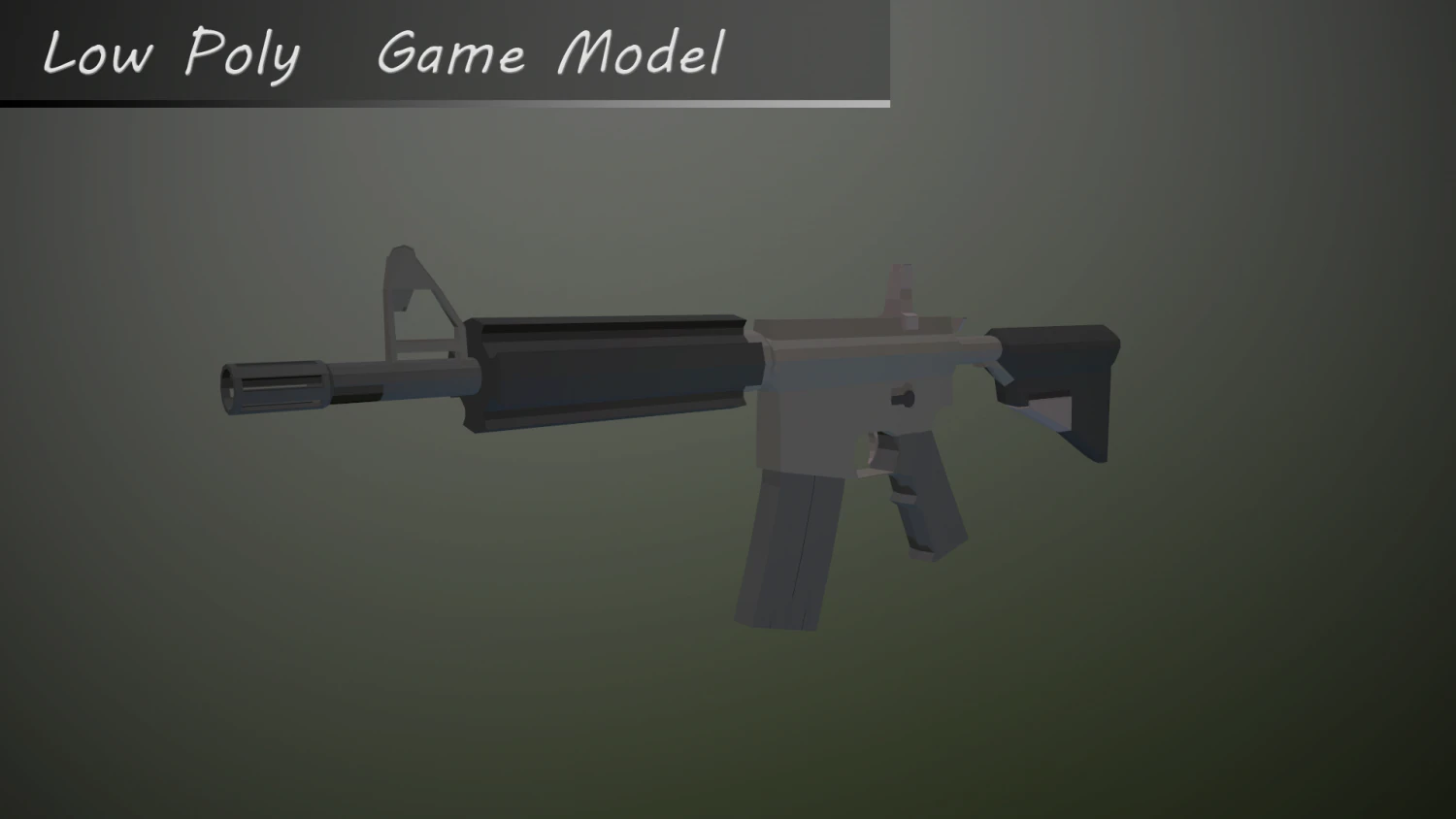 m4a4 3D Model .c4d .max .obj .3ds .fbx .stl .blend 