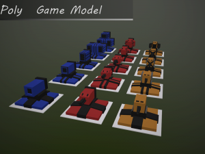turrels lowpoly Modello 3D