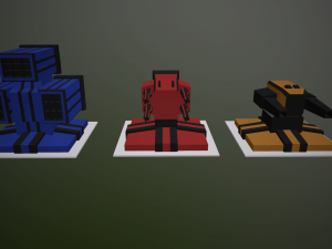 turrels lowpoly 3D 模型