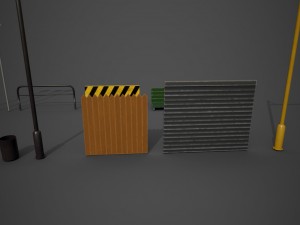 city props pack Modèle 3D
