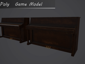 old piano 3D Model